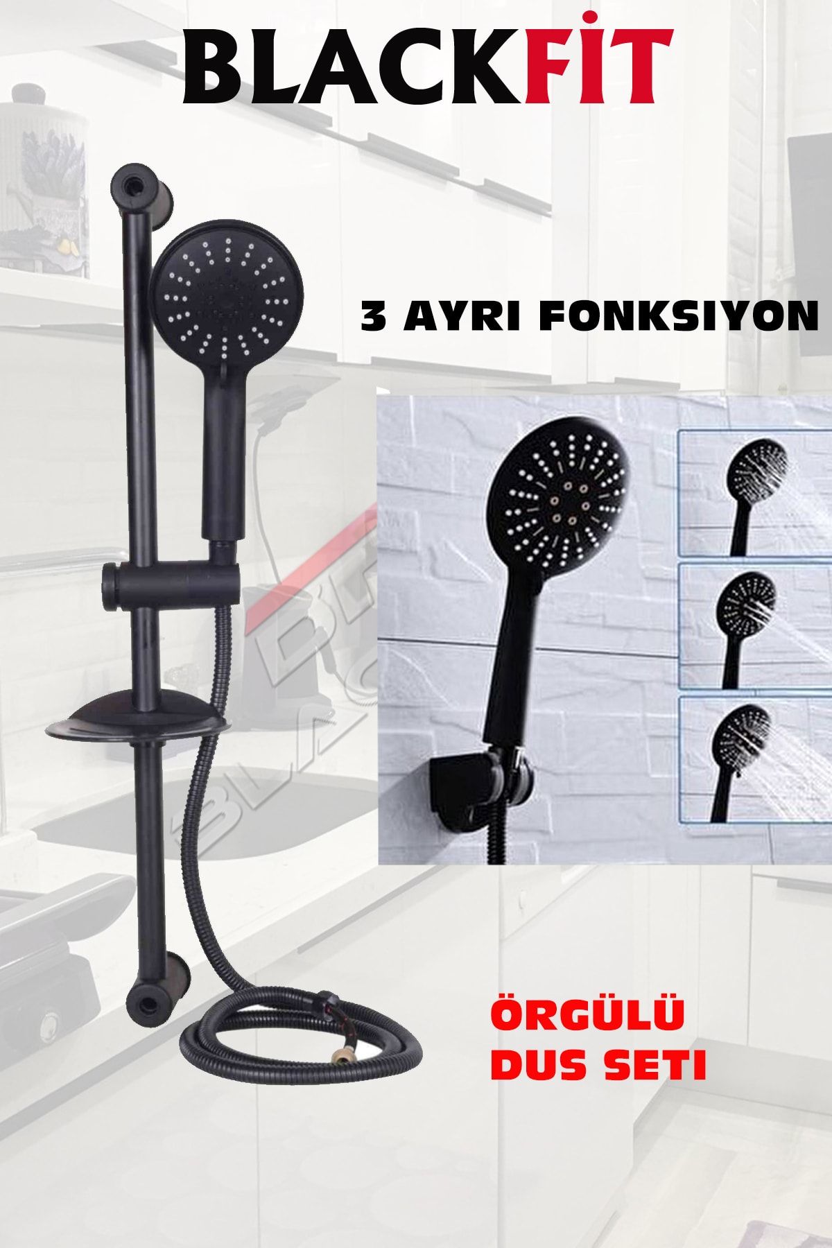 10%20Yıl%20Garantili%20Mix%20Siyah%20Aç%20Kapa%20Çift%20Su%20Girişli%20Banyo%20Bataryası%20Sürgülü%20Duş%20Seti%20Duş%20Başlığı