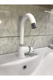 Mat Beyaz Nano Teknoloji Lavabo Bataryası